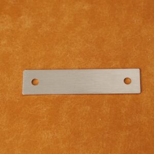 Graviruojama nerūdijančio plieno etiketė 65 x 15mm